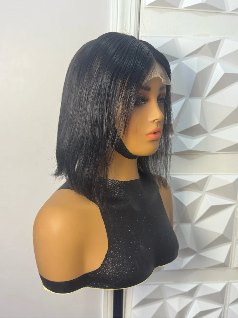 10 Inch Short Bob Human Hair Wig – 5x5 Glueless Closure Lightweight Natural Look